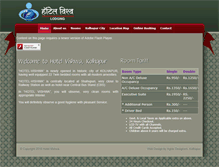 Tablet Screenshot of hotelvishwa.in